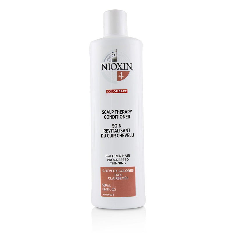 Nioxin Density System 4 Scalp Therapy Conditioner (Colored Hair, Progressed Thinning, Color Safe) 