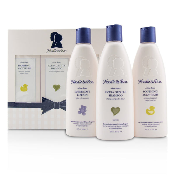 Noodle & Boo Starter Gift Set: Extra Gentle Shampoo 237ml/8oz + Soothing Body Wash 237ml/8oz + Super Soft Lotion 237ml/8oz  3pc