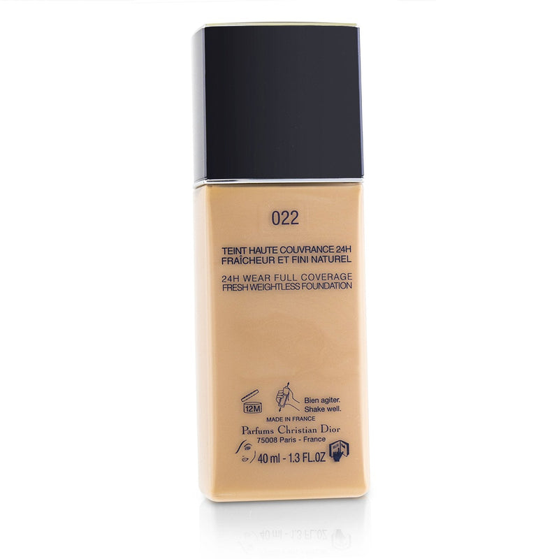 Christian Dior Diorskin Forever Undercover 24H Wear Full Coverage Water Based Foundation - # 022 Cameo  40ml/1.3oz