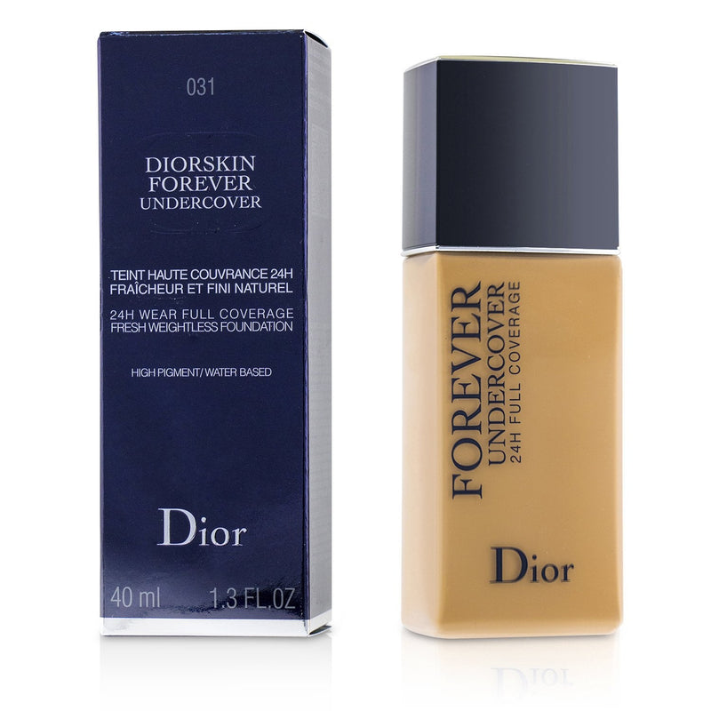 Christian Dior Diorskin Forever Undercover 24H Wear Full Coverage Water Based Foundation - # 031 Sand  40ml/1.3oz
