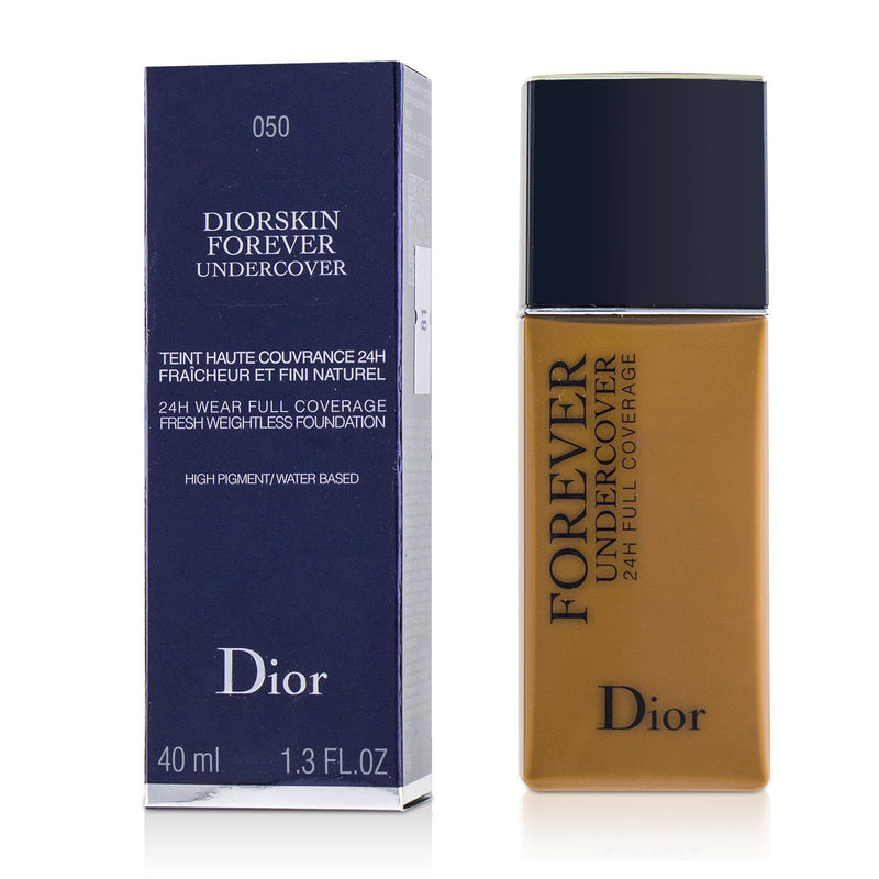 Christian Dior Diorskin Forever Undercover 24H Wear Full Coverage Water Based Foundation - # 050 Dark Beige C000900  40ml/1.3oz