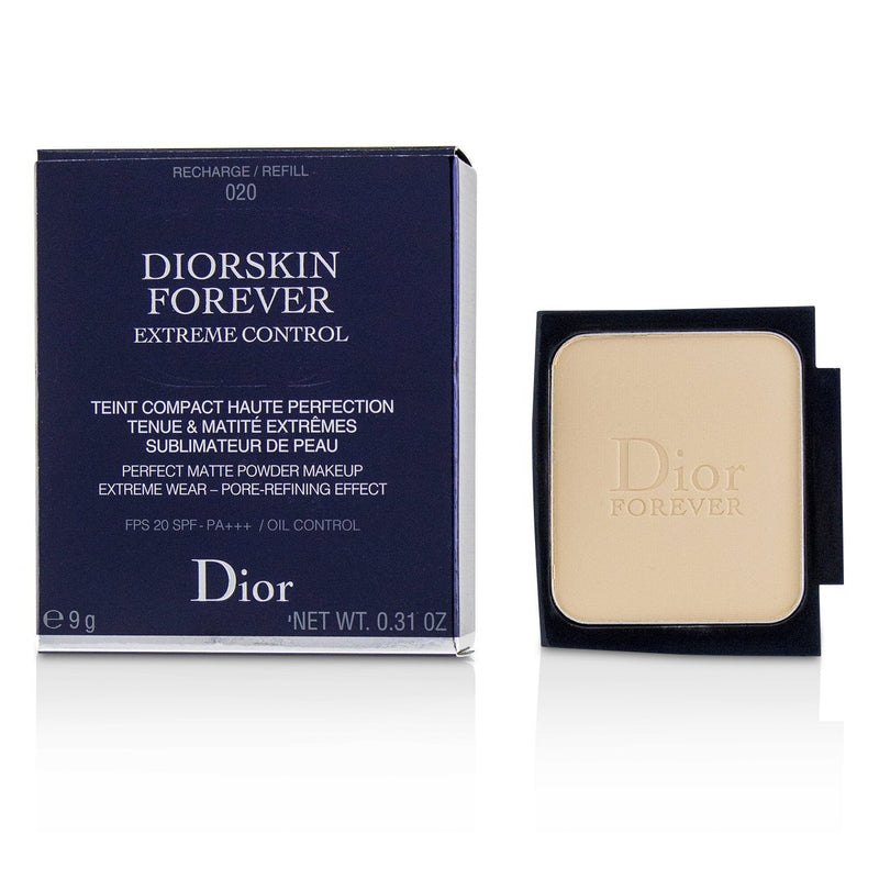 Christian Dior Diorskin Forever Extreme Control Perfect Matte Powder Makeup SPF 20 Refill - # 020 Light Beige  9g/0.31oz