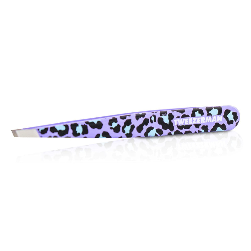 Tweezerman Slant Tweezer (Pattern Prints) - Animal Print/ Purple Leopard 