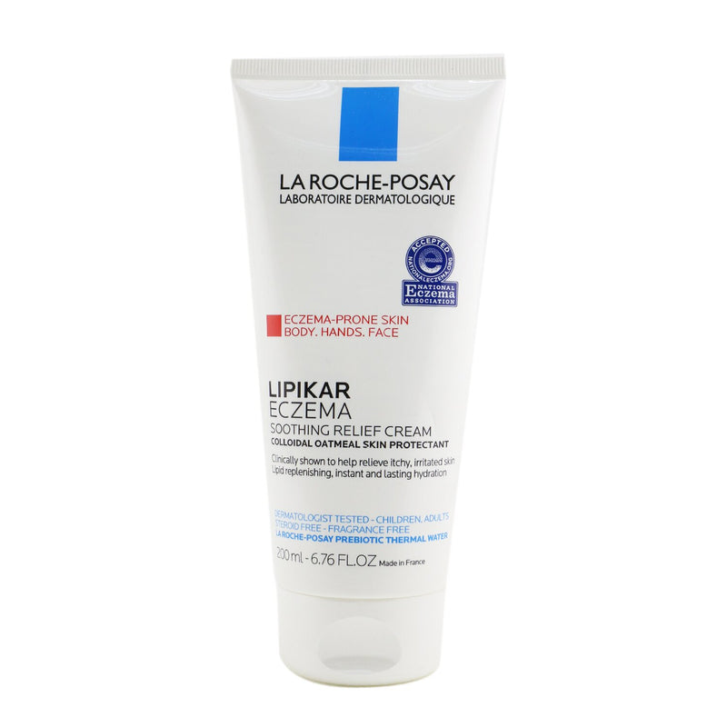 La Roche Posay Lipikar Eczema Soothing Relief Cream For Body Hands & Face  200ml/6.76oz