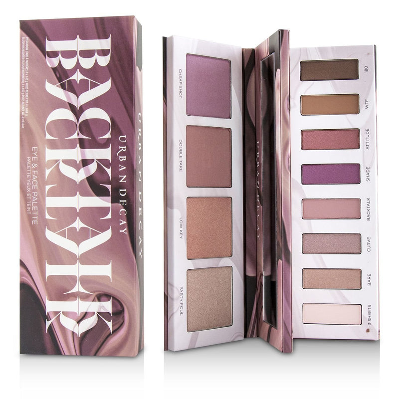 Urban Decay Backtalk Eye & Face Palette : 8x Eyeshadow, 4x Blush/Highlighter