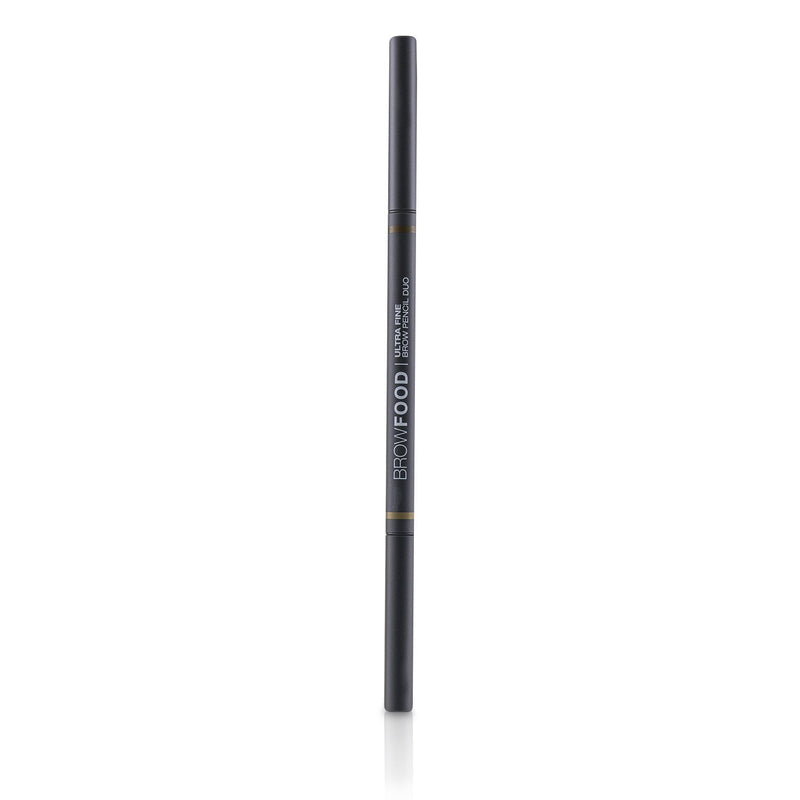 LashFood BrowFood Ultra Fine Brow Pencil Duo - # Brunette 