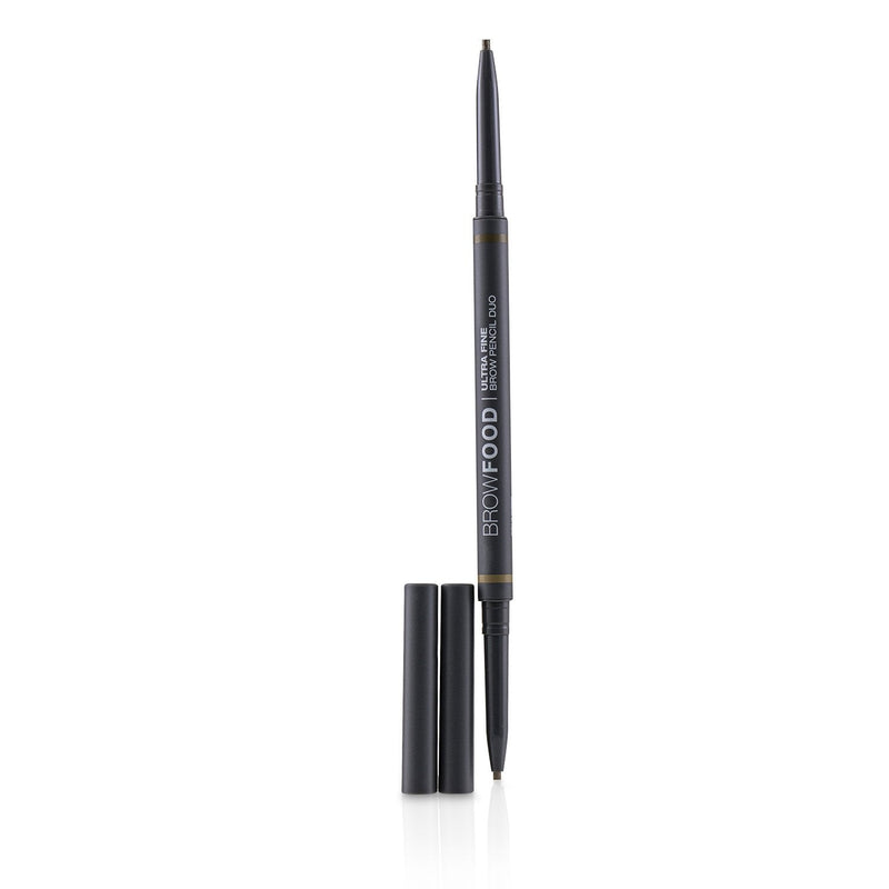 LashFood BrowFood Ultra Fine Brow Pencil Duo - # Brunette  0.10g/0.0035oz