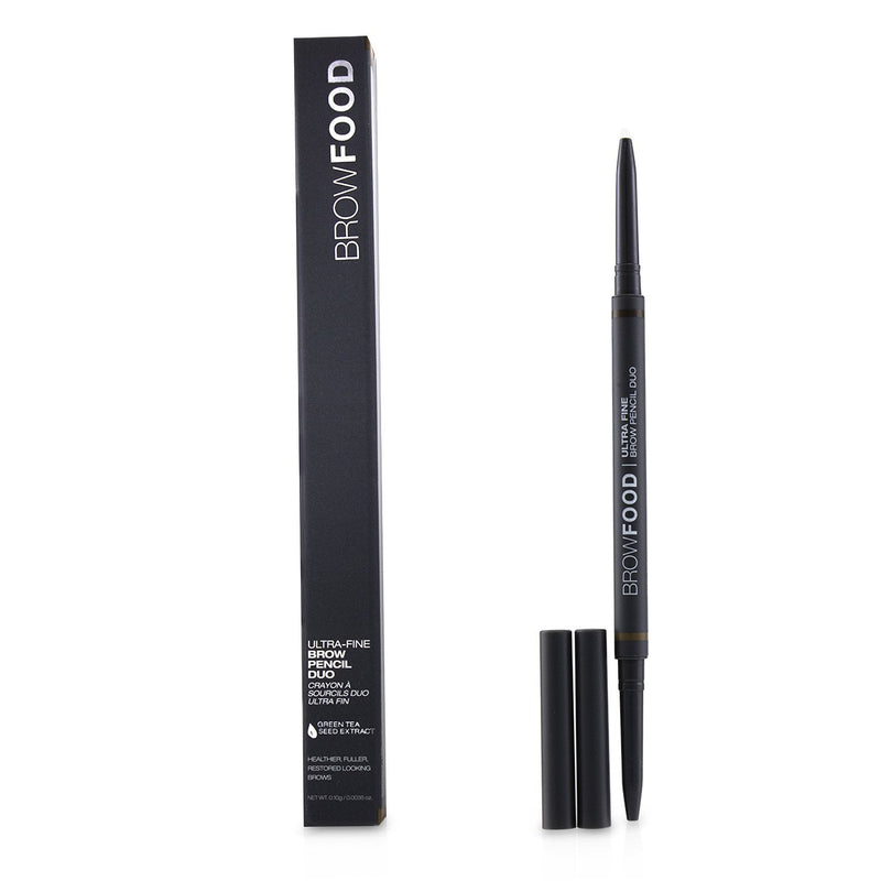 LashFood BrowFood Ultra Fine Brow Pencil Duo - # Dark Brunette  0.10g/0.0035oz