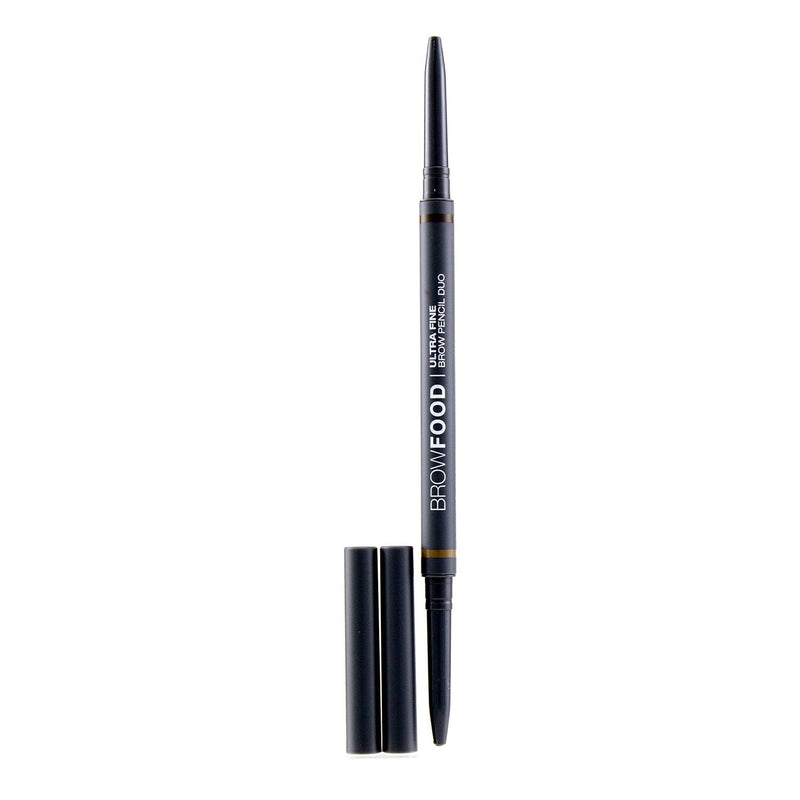 LashFood BrowFood Ultra Fine Brow Pencil Duo - # Dark Brunette 