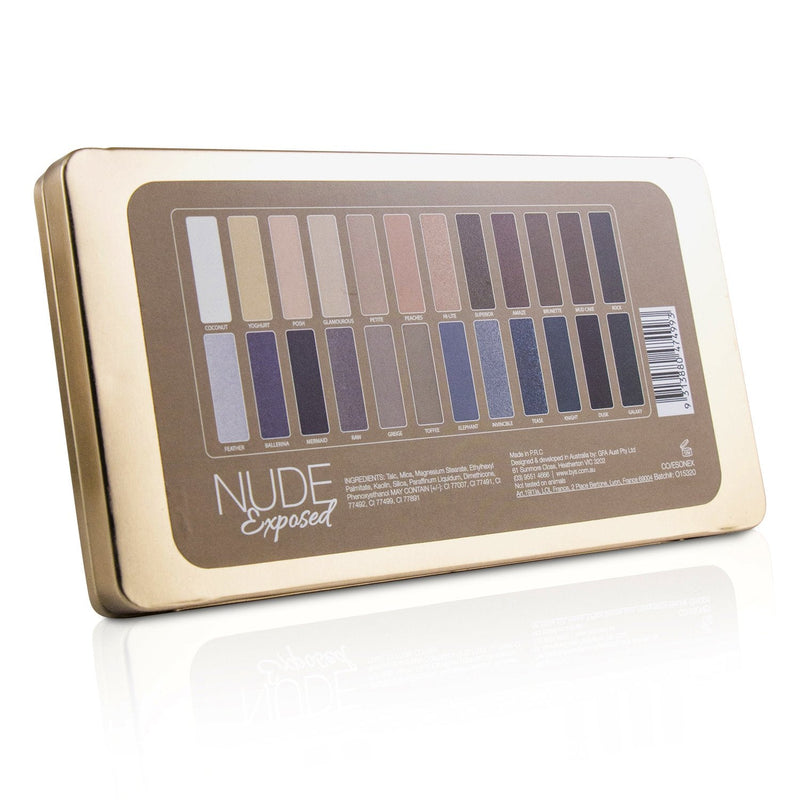 BYS Eyeshadow Palette (24x Eyeshadow, 2x Applicator) - Nude Exposed 