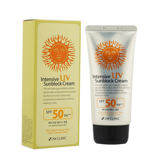 3W Clinic Intensive UV Sunblock Cream SPF 50+ PA+++  70ml/2.3oz