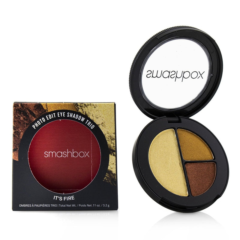 Smashbox Photo Edit Eye Shadow Trio - # It's Fire (Pushup Bronze, Sizzle Reel, Pixel Dust)  3.2g/0.11oz