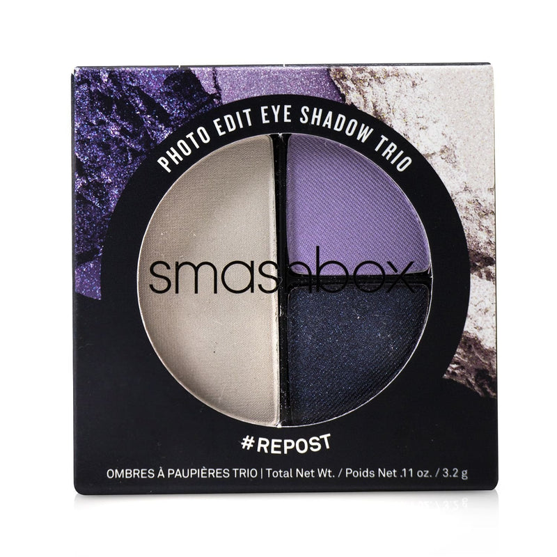 Smashbox Photo Edit Eye Shadow Trio - # Repost (Stormy, Say What, Sparkle Pony)  3.2g/0.11oz