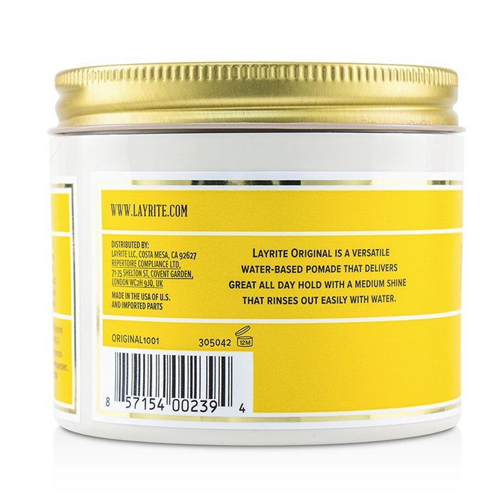 Layrite Original Pomade (Medium Hold, Medium Shine, Water Soluble) 297g/10.5oz