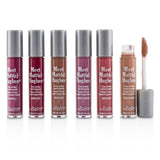TheBalm Meet Matt(e) Hughes 6 Mini Long Lasting Liquid Lipsticks Kit - # Exclusive New Shades  6x1.2ml/0.04oz