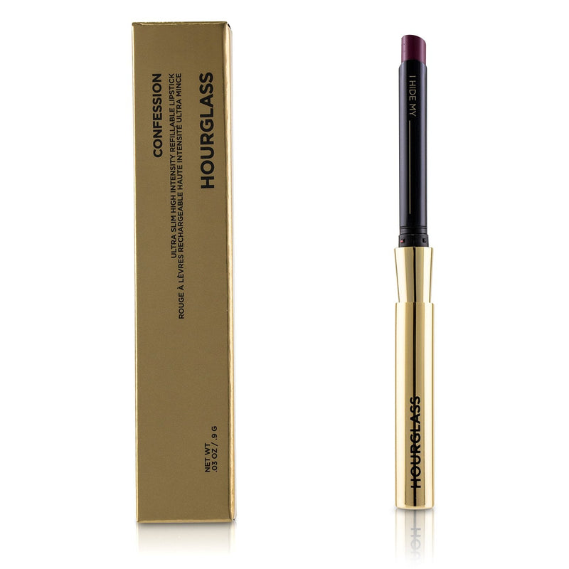 HourGlass Confession Ultra Slim High Intensity Refillable Lipstick - # I Hide My (Deep Plum) 