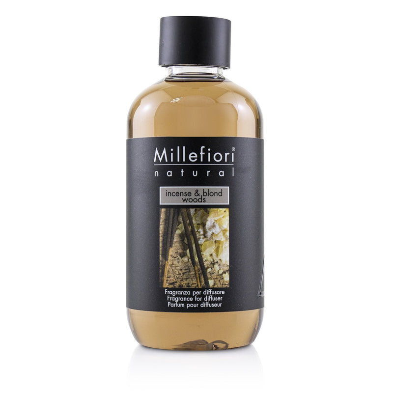 Millefiori Natural Fragrance Diffuser Refill - Incense & Blond Woods  250ml/8.45oz