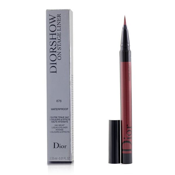 Christian Dior Diorshow On Stage Liner Waterproof - # 876 Matte Rusty  0.55ml/0.01oz