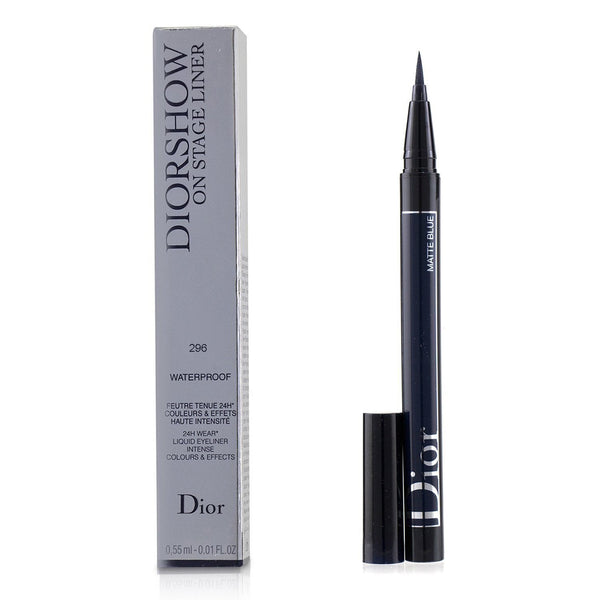 Christian Dior Diorshow On Stage Liner Waterproof - # 296 Matte Blue 