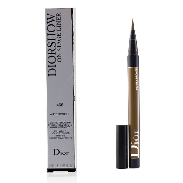 Christian Dior Diorshow On Stage Liner Waterproof - # 466 Pearly Bronze 