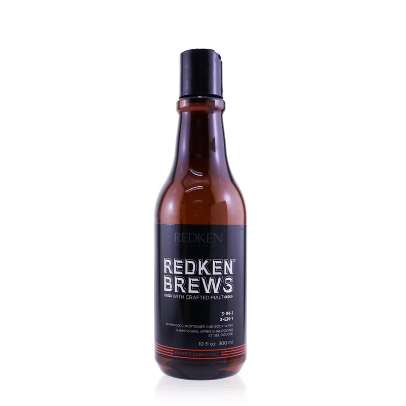 Redken Brews 3-in-1 Shampoo, Conditioner and Body Wash 