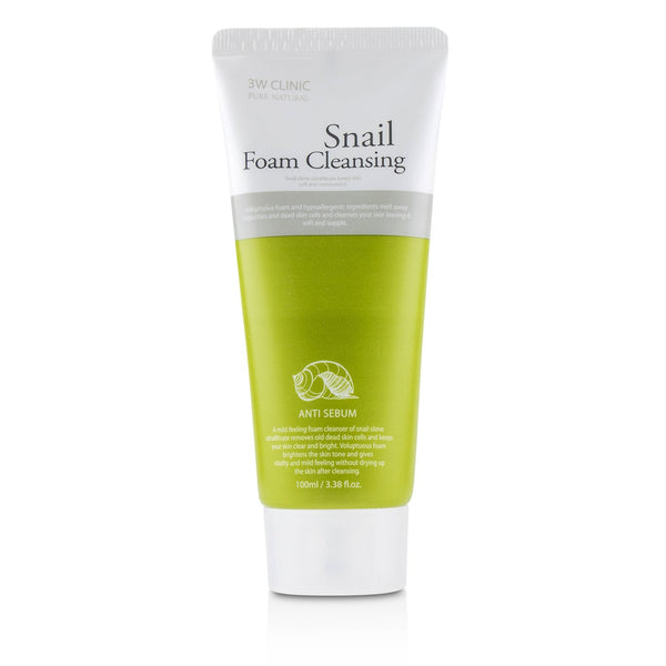 3W Clinic Snail Foam Cleansing  100ml/3.38oz