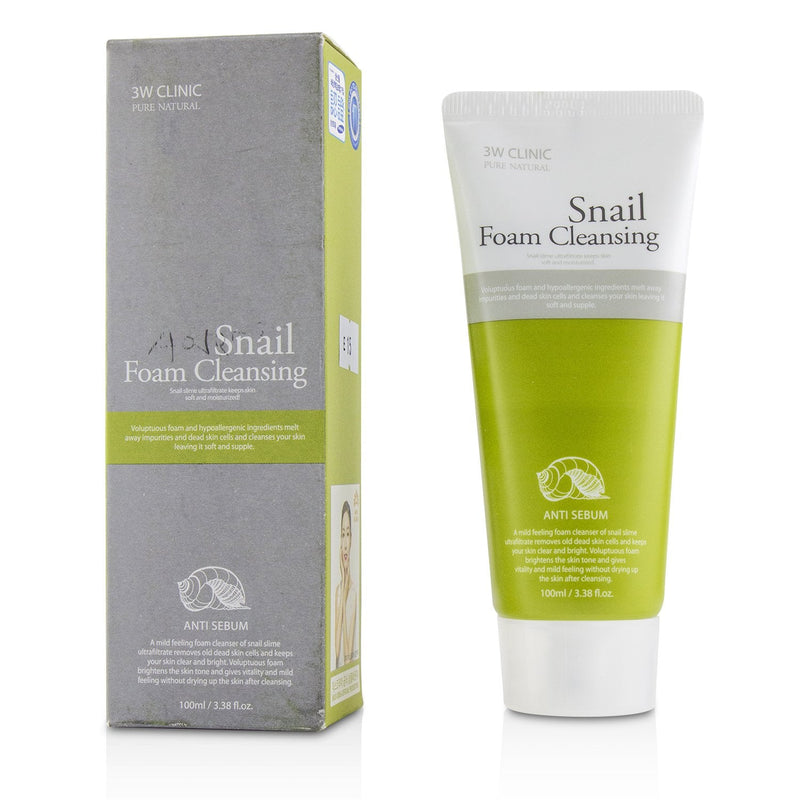 3W Clinic Snail Foam Cleansing 