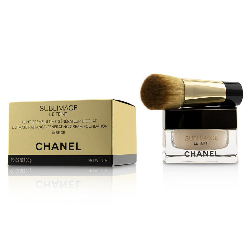 Chanel Sublimage Le Teint Ultimate Radiance Generating Cream Foundation - # 10 Beige  30g/1oz