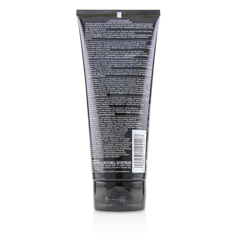 Paul Mitchell Awapuhi Wild Ginger Smooth Mirrorsmooth Conditioner (Eliminates Frizz - Superior Softness)  200ml/6.8oz