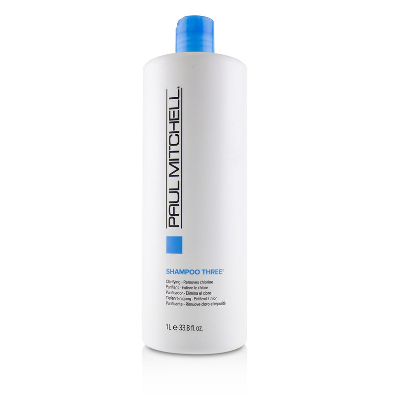 Paul Mitchell Shampoo Three (Clarifying - Removes Chlorine)  1000ml/33.8oz