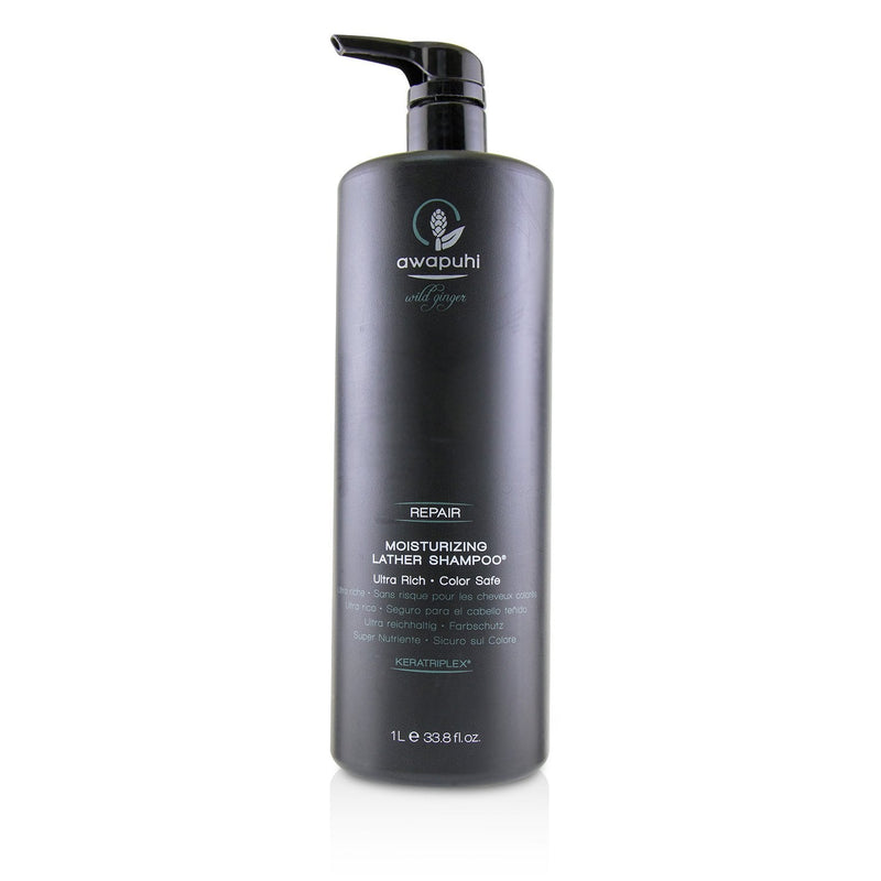 Paul Mitchell Awapuhi Wild Ginger Repair Moisturizing Lather Shampoo (Ultra Rich - Color Safe)  1000ml/33.8oz