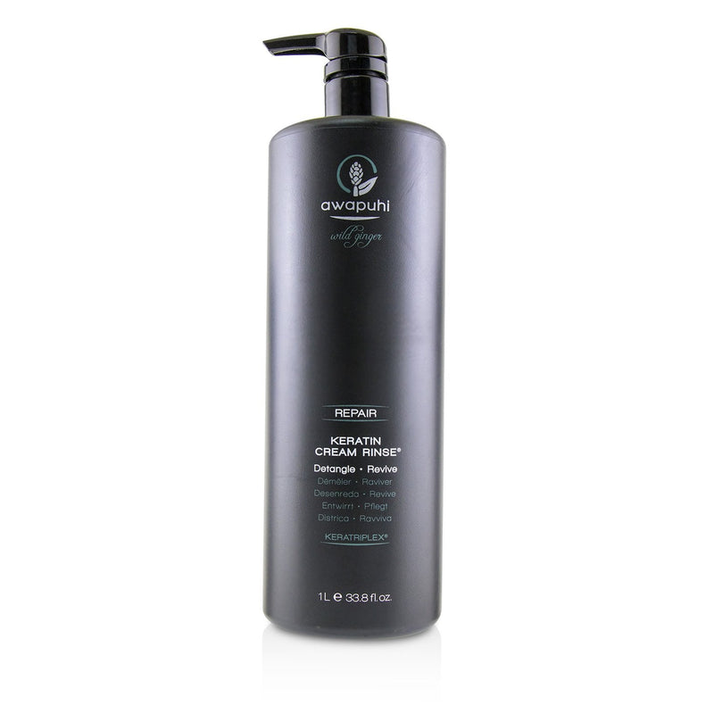 Paul Mitchell Awapuhi Wild Ginger Repair Keratin Cream Rinse (Detangle - Revive)  250ml/8.5oz