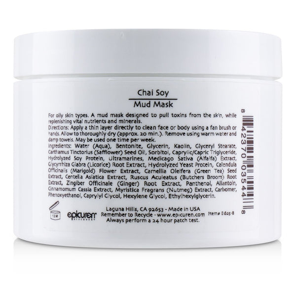 Epicuren Chai Soy Mud Mask - For Oily Skin Types (Salon Size) 