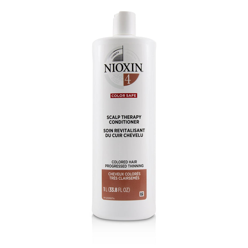 Nioxin Density System 4 Scalp Therapy Conditioner (Colored Hair, Progressed Thinning, Color Safe) 