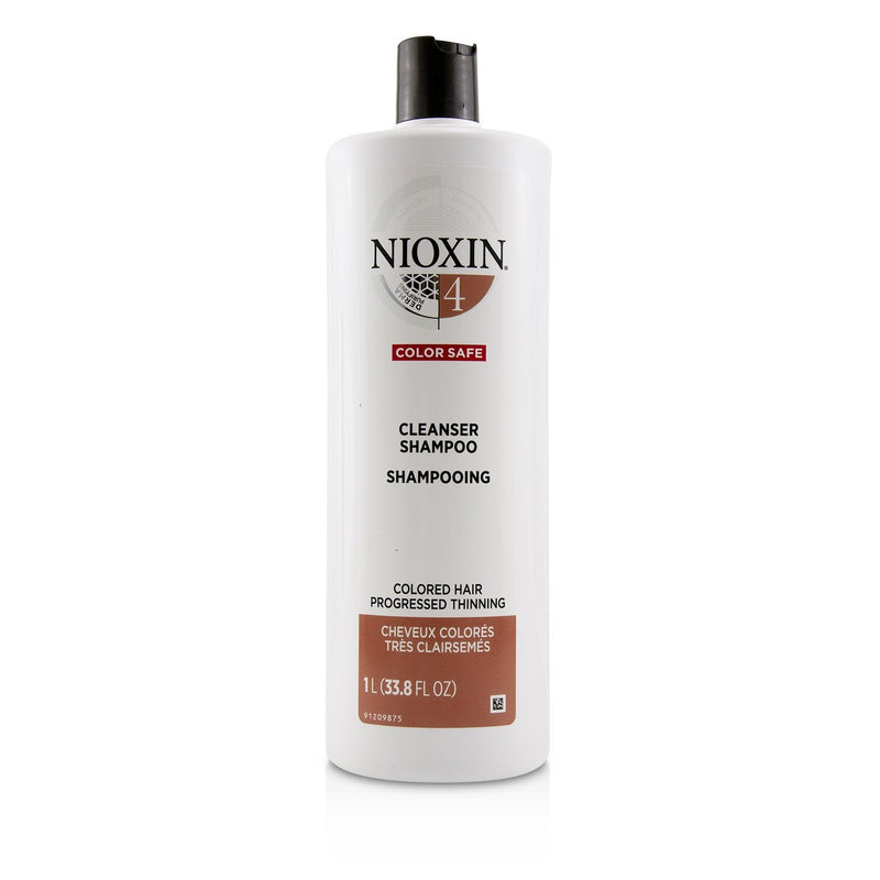 Nioxin Derma Purifying System 4 Cleanser Shampoo (Colored Hair, Progressed Thinning, Color Safe) 