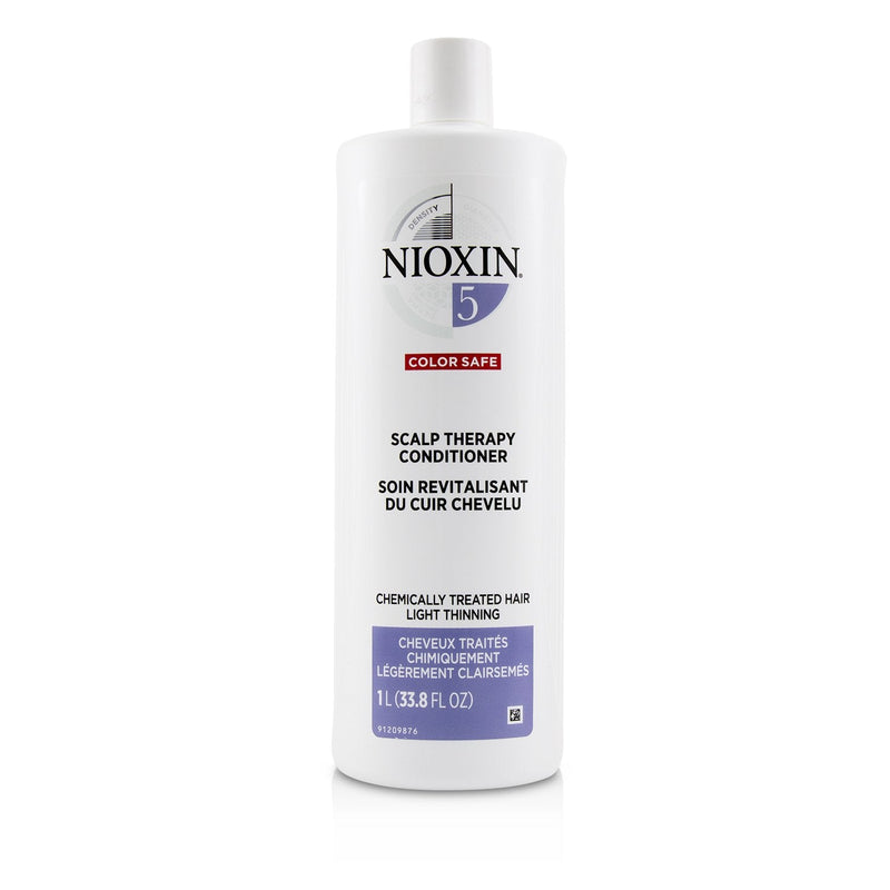 Nioxin Density System 5 Scalp Therapy Conditioner (Chemically Treated Hair, Light Thinning, Color Safe) 