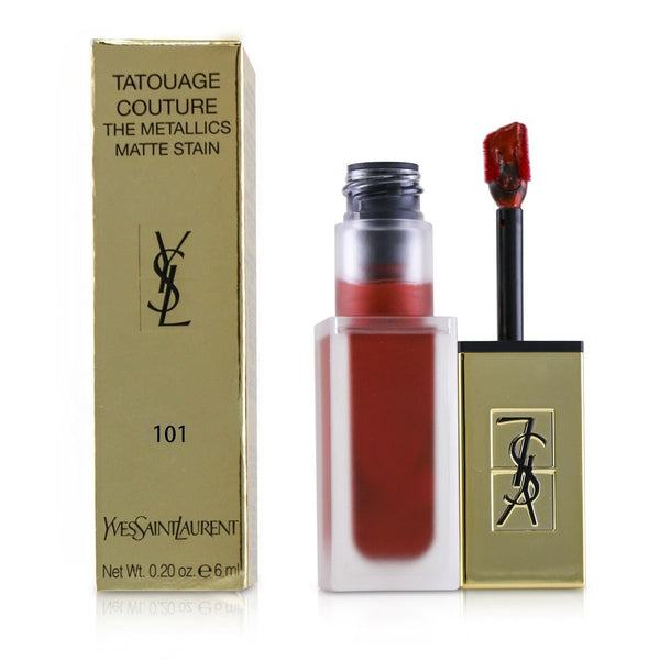 Yves Saint Laurent Tatouage Couture The Metallics - # 101 Chrome Red Clash 
