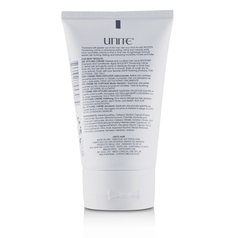 Unite BOOSTA Thickening Crème (Volume. Body. Amplified) 