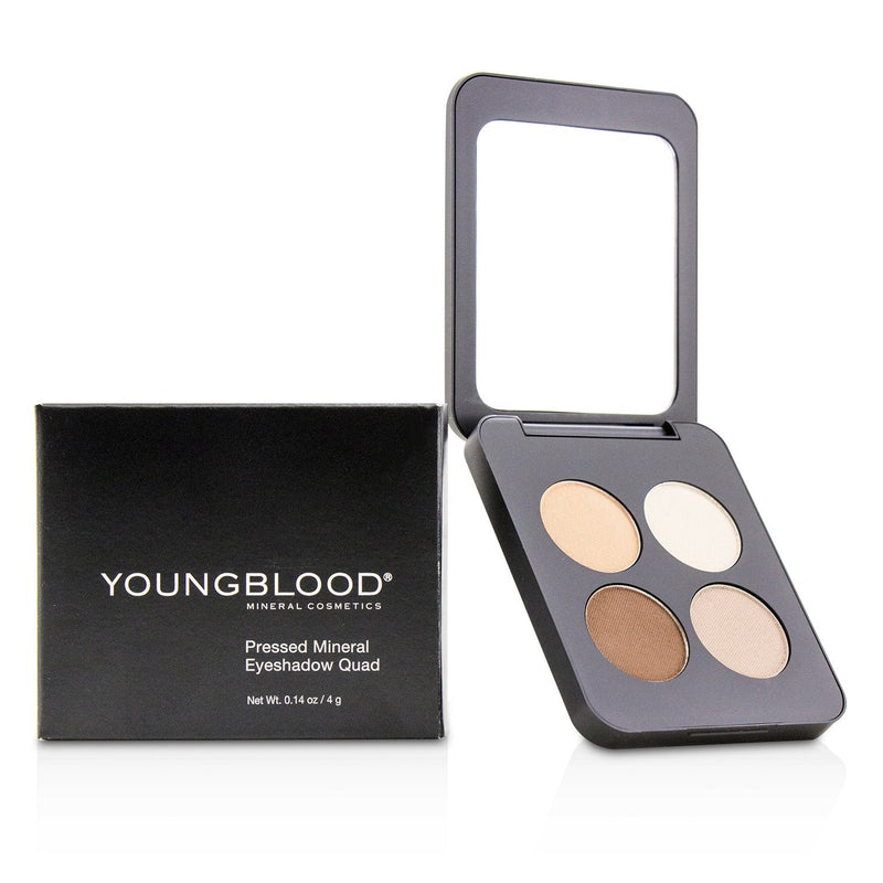 Youngblood Pressed Mineral Eyeshadow Quad - City Chic  4g/0.14oz