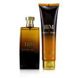 Hanae Mori Him Coffret: Eau De Toilette Spray 100ml/3.4oz + After Shave Balm 150ml/5oz 