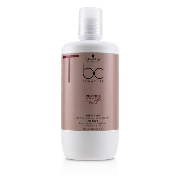 Schwarzkopf BC Bonacure Peptide Repair Rescue Treatment (For Fine to Normal Damaged Hair)  750ml/25.3oz