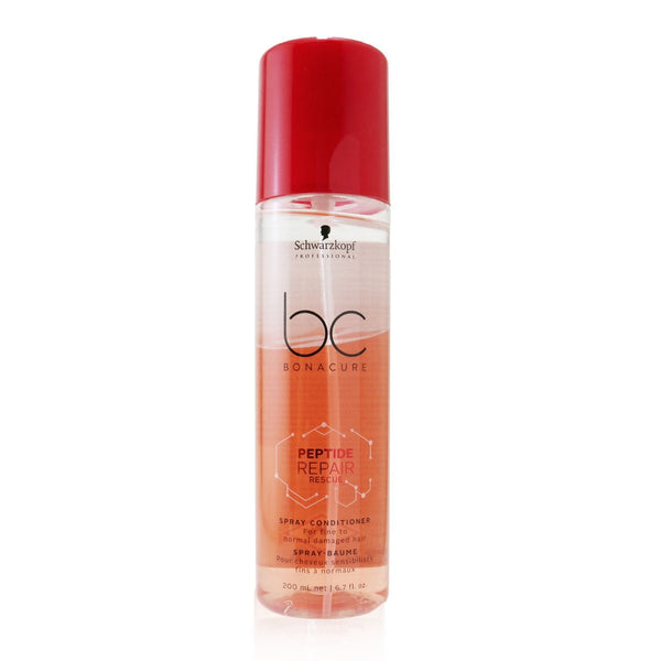 Schwarzkopf BC Bonacure Peptide Repair Rescue Spray Conditioner (For Fine to Normal Damaged Hair)  200ml/6.7oz