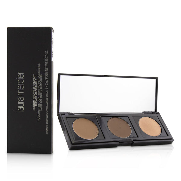 Laura Mercier Custom Contour Compact : (1x Highlight #1 , 1x Contour Deep #2, 1x Contour #1) 
