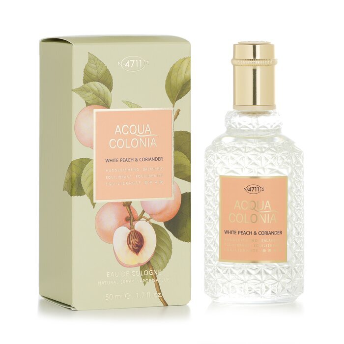 4711 Acqua Colonia White Peach & Coriander Eau De Cologne Spray 50ml/1.7oz