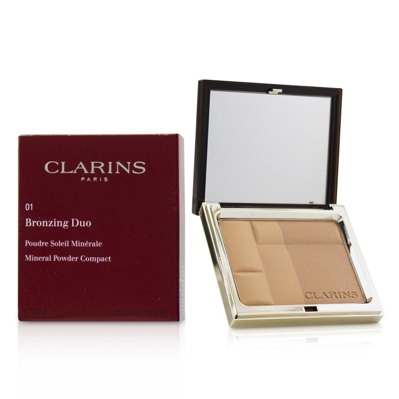 Clarins Bronzing Duo Mineral Powder Compact - # 03 Dark  10g/0.35oz