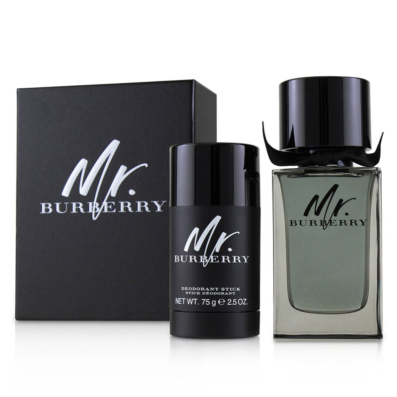 Burberry Mr. Burberry Coffret: Eau De Toilette Spray 100ml/3.3oz + Deodorant Stick 75g/2.5oz 