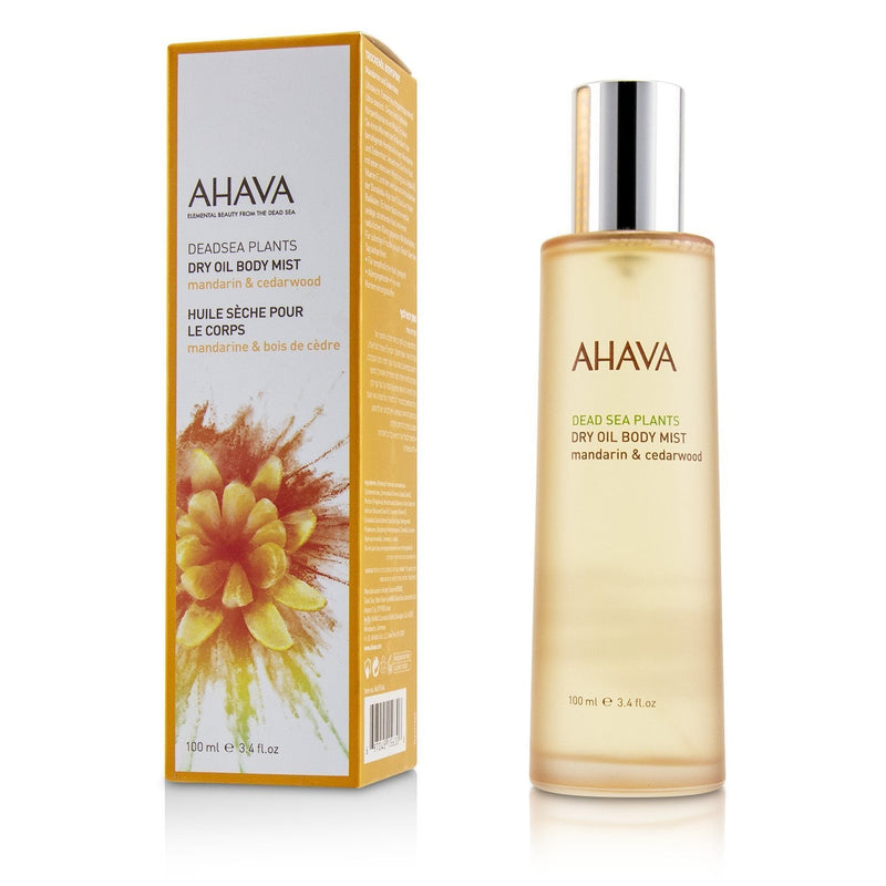 Ahava Deadsea Plants Dry Oil Body Mist - Mandarin & Cedarwood  100ml/3.4oz