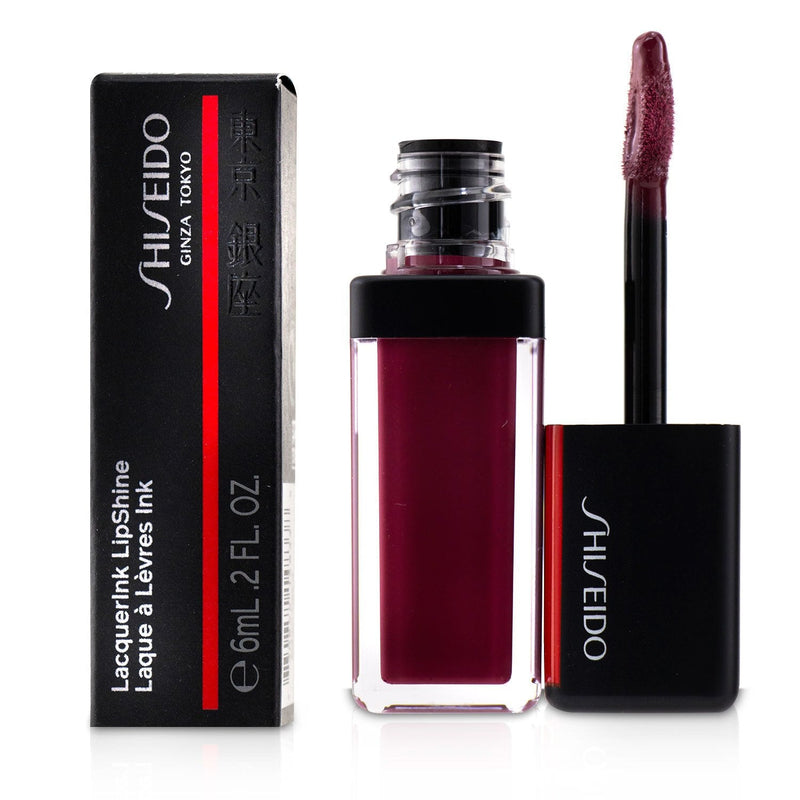Shiseido LacquerInk LipShine - # 308 Patent Plum (Plum)  6ml/0.2oz