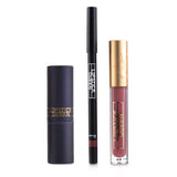 Lipstick Queen Kiss From A Rose Full Size Lip Trio : (1x Lip Liner, 1x Lip Gloss, 1x Lipstick)  3pcs