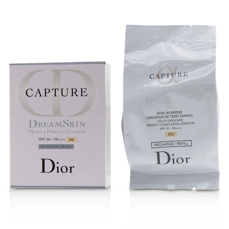 Christian Dior Capture Dreamskin Moist & Perfect Cushion SPF 50 Refill - # 010 (Ivory) 